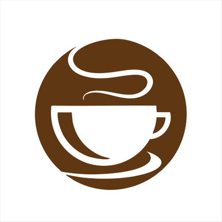 Coffee cup  design vector template. Coffee .のイラスト素材