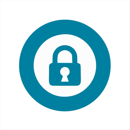 Lock icon vector illustration. Flat design style. Security, safety, protection concept.のイラスト素材