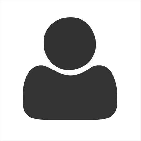User icon. Person silhouette. Vector illustration isolated on white background.のイラスト素材
