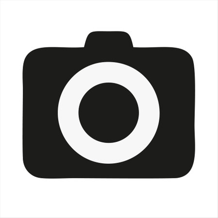 Camera icon. Vector illustration isolated on white background. Flat style.のイラスト素材