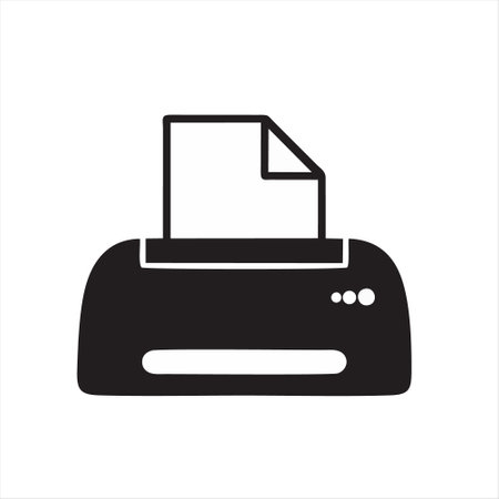 Illustrazione per Printer icon. Printer vector icon. Printer vector icon - Immagini Royalty Free