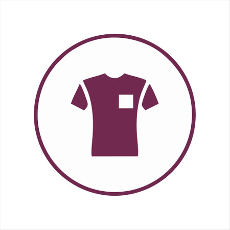 Soccer t-shirt icon. Vector illustration isolated on white background.のイラスト素材