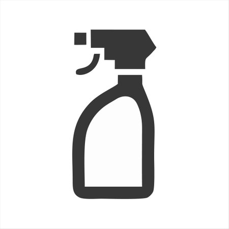 Spray bottle icon. Cleaning spray bottle. Vector illustration.のイラスト素材