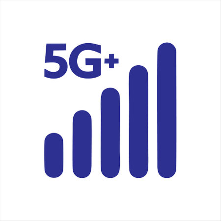 5G signal icon. 5G network symbol. Vector illustration.