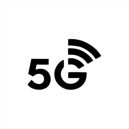 5G  design vector template. 5G icon vector illustration.のイラスト素材