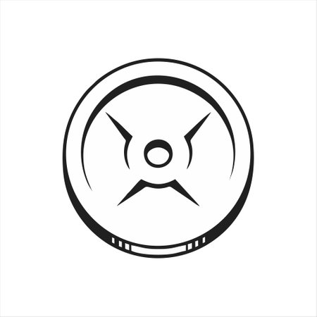 Car Steering Wheel Icon Vector Template Illustration Design Editable Resizableのイラスト素材