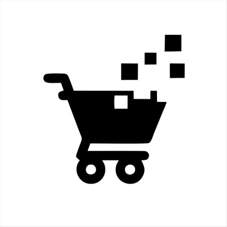 shopping cart icon vector. shopping cart icon vector. shopping cart icon vector. shopping cart icon vectorのイラスト素材
