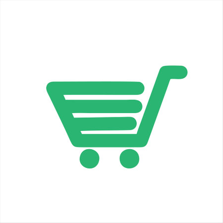 Shopping cart vector icon.のイラスト素材