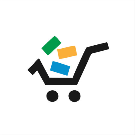 Shopping cart icon. Shopping cart icon. Shopping cart vector icon.のイラスト素材