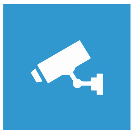 CCTV, security camera icon vector image.Can also be used for security. Suitable for mobile apps, web apps and print media.のイラスト素材