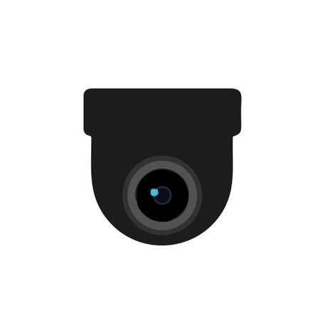 cctv camera icon vector illustration design template web and mobile appのイラスト素材