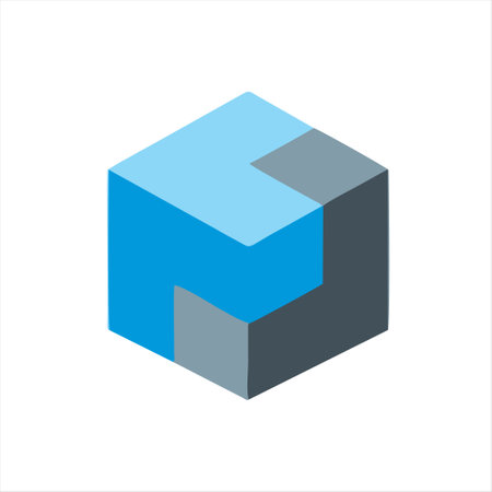 letter c cube logo vector icon element template illustration. can be used for logo, symbol, icon, element, sign, identity and others.のイラスト素材