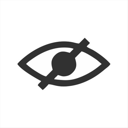 Eye icon. Eye icon vector. Eye icon vector. Eye icon vectorのイラスト素材
