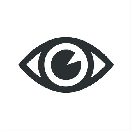 Eye icon vector. Eye icon vector. Eye icon vector. Eye icon vectorのイラスト素材