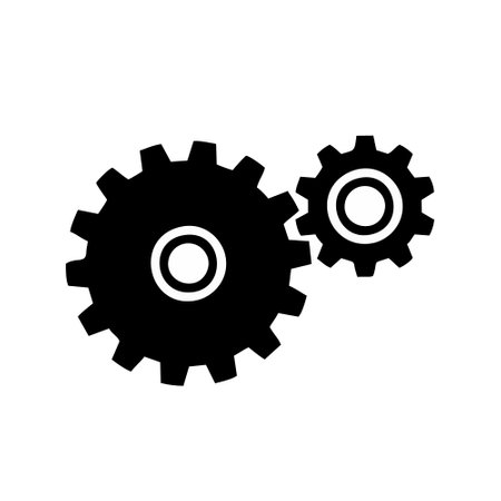 Gear icon vector set. cog illustration sign collection. cog symbol or .のイラスト素材