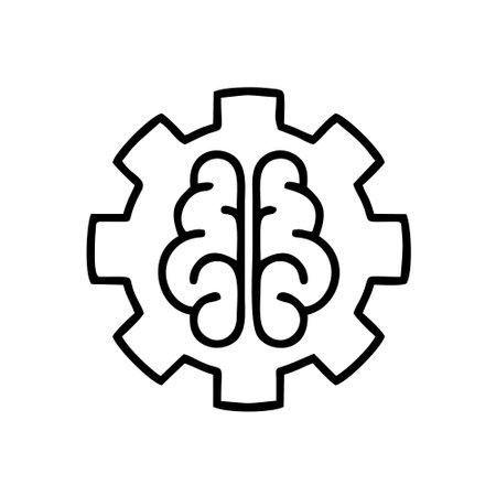 Brain icon vector set. brain illustration sign collection. intelligence symbol.のイラスト素材