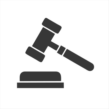 Gavel icon, judge gavel icon. Gavel icon vectorのイラスト素材