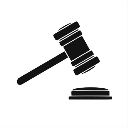 Gavel icon. Judge gavel icon. Gavel icon. Gavel icon. Gavel vector iconのイラスト素材