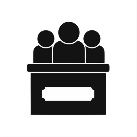 Receptionist icon vector. Receptionist icon vector. Receptionist icon vectorのイラスト素材