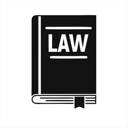 Law book icon. Law book icon. Vector law book icon.のイラスト素材