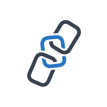 Link icon. Link single isolated icon from the big data collection.のイラスト素材
