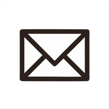 Mail icon. Envelope symbol. Email sign. Vector illustrationのイラスト素材