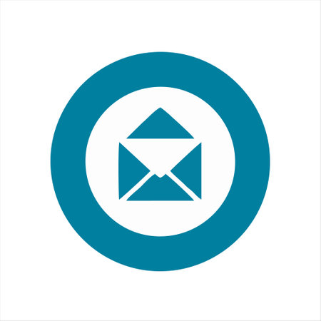 Envelope icon. Email symbol. Flat design. Vector illustration.のイラスト素材