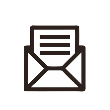 envelope mail vector icon. e-mail symbol. eps 10のイラスト素材