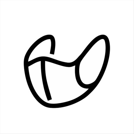 Nose icon vector. Nose icon vector. Nose icon vector. Nose icon vectorのイラスト素材