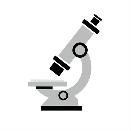 Microscope icon. Microscope icon vector. Microscope icon vector. Microscope icon vectorのイラスト素材