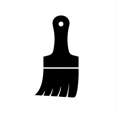 Paint brush icon. Paint brush vector icon on white background. Paint brush iconのイラスト素材
