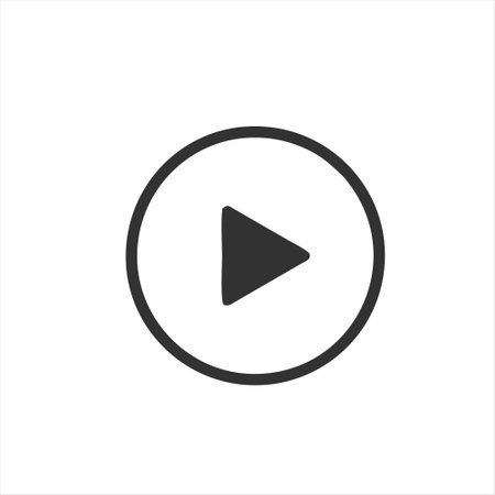 Play button icon. Play button icon. Play button vector icon. Play button iconのイラスト素材