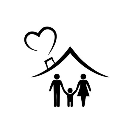Family icon isolated on white background. Family icon. Family icon vectorのイラスト素材