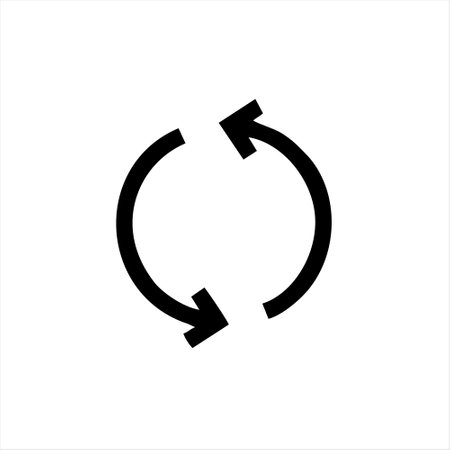 Refresh icon vector. Reload icon vector. Reload icon vector. Reload icon vectorのイラスト素材