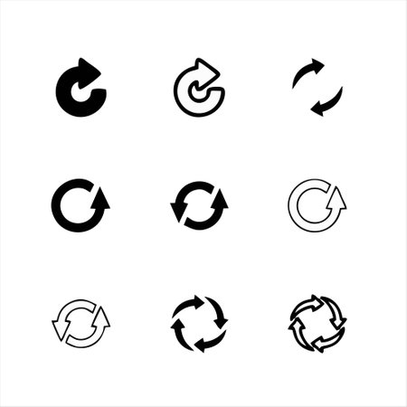Set of arrow icons. Vector design elements for graphic and web design.のイラスト素材