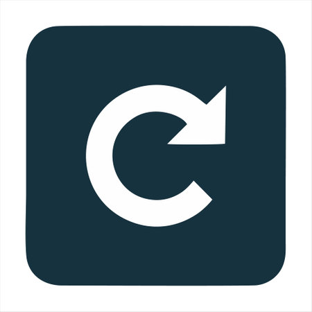 Refresh button vector icon. Update symbol. Flat design style.のイラスト素材