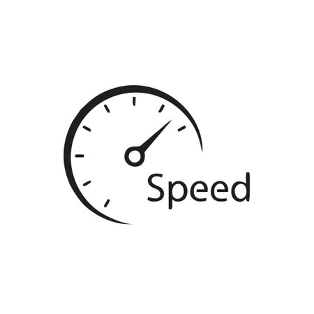Speedometer icon, speedometer icon vector, speedometer icon vectorのイラスト素材
