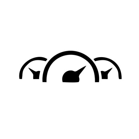 Speedometer icon vector. speedometer illustration sign. car symbol or .のイラスト素材