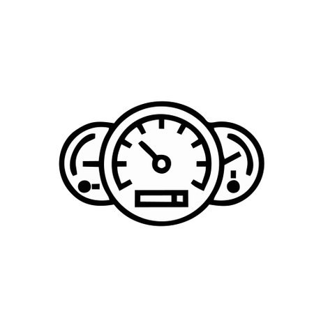 Speedometer icon vector. speedometer icon vector. speedometer icon vectorのイラスト素材