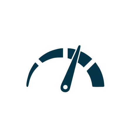 Speedometer icon colored symbol. Premium quality isolated speedometer element in trendy style.のイラスト素材