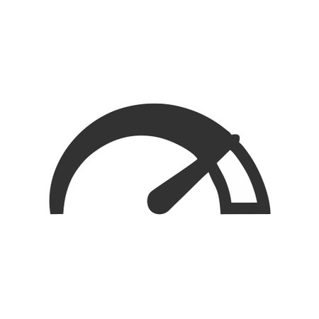 Speedometer icon, vector illustration. Flat design style eps 10のイラスト素材