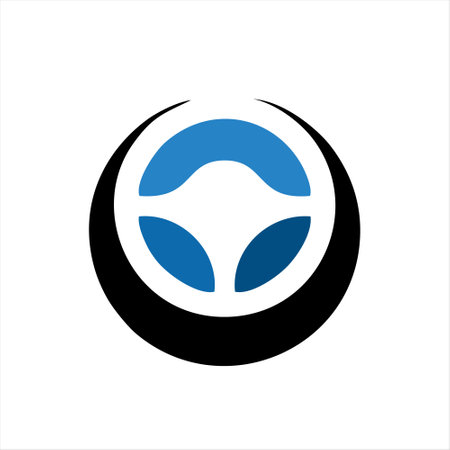 Car wheel icon. Car steering wheel vector icon. Car wheel vector iconのイラスト素材