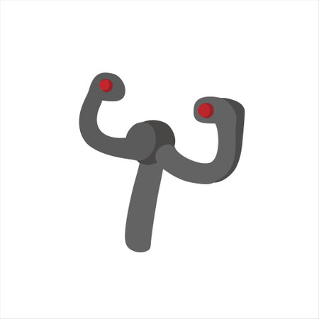 Handbrake icon in flat style. Vector illustration on white background.のイラスト素材