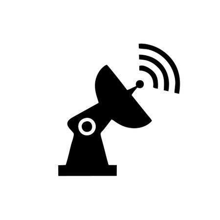 Antenna icon vector. antenna illustration sign. signal symbol or logo.のイラスト素材