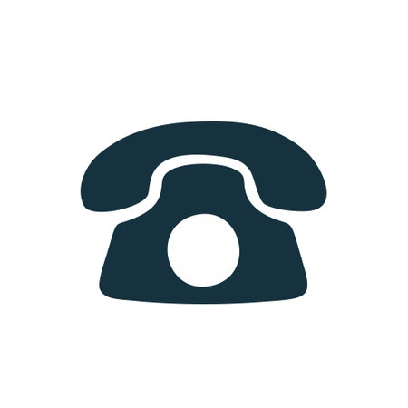 Telephone icon design, Call telephone communication conversation talk and technology Vector illustrationのイラスト素材