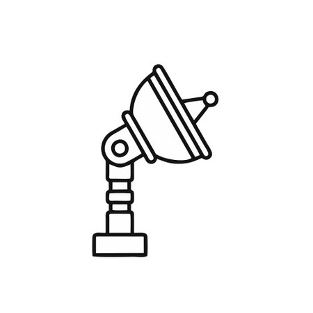 Illustration Vector graphic of spotlight icon. Fit for cinema, movie, entertainment, show etc.のイラスト素材