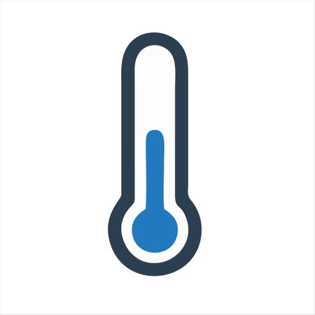 Thermometer icon. Thermometer icon. Vector illustration.のイラスト素材