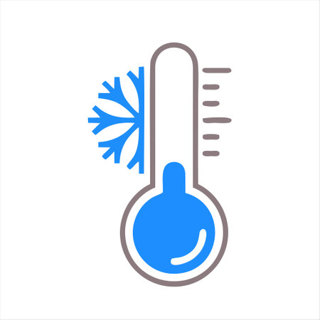 Thermometer icon. Thermometer icon. Vector illustration.のイラスト素材