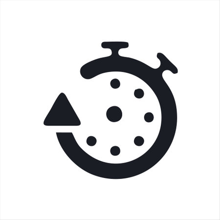Stopwatch icon vector. Stopwatch icon vector. Stopwatch icon vectorのイラスト素材