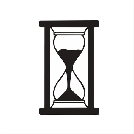 Hourglass icon. Sandglass vector icon. Sandglass icon vectorのイラスト素材